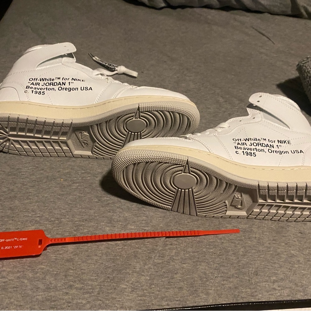 Jordan White High-Top Sneakers
